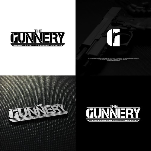 new gun range needs powerful logo Design by CrimaDezignz®