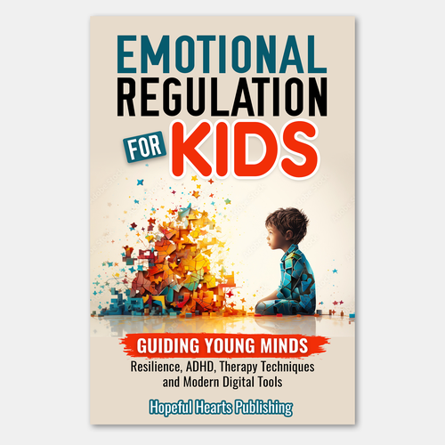 A fresh and powerful book cover design for a book about emotional regulation for kids Design réalisé par Graph Webs