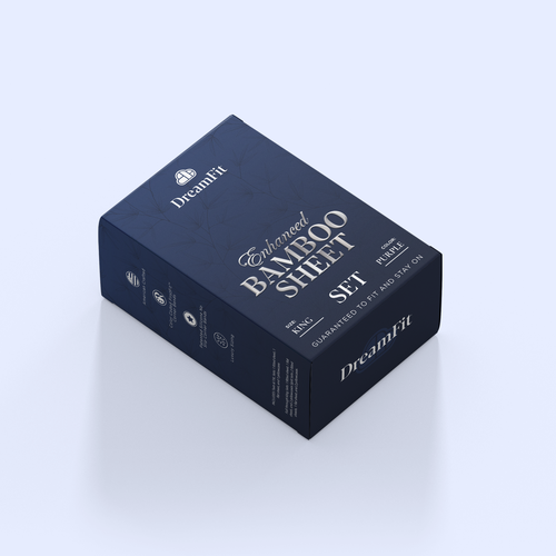 Beautiful Sheet Set Box Design - DreamFit - Looking for our forever designer Design by nuke.art