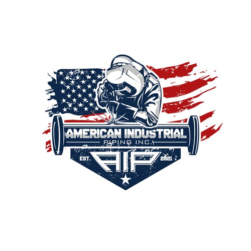 Badass logo for welding/pipefitting company Design by CrimaDezignz®