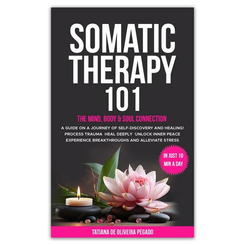 Beautiful & powerful book cover with a lotus flower design Design by Lakṣya