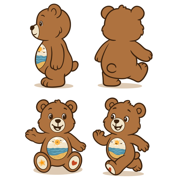 Design of a physical teddy bear that represents hope