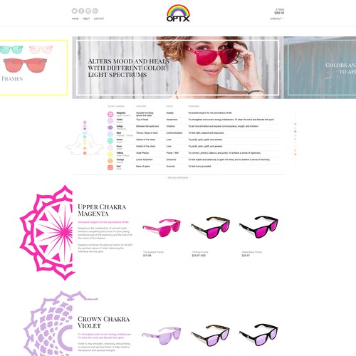 Bright, Colorful, and Beautiful Design Requested for Ecommerce Website Diseño de Igor Vensko