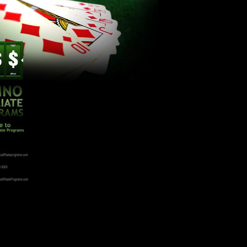 CasinoAffiliatePrograms.com needs a new twitter background Réalisé par Anna & Co