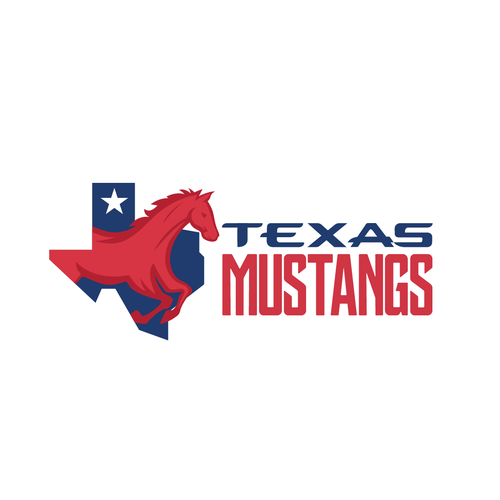 Diseño de Texas Mustangs de rulasic