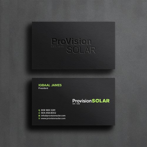 Solar Business Cards Design réalisé par Shila Rani Das