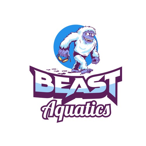 Strong, athletic Yeti design for a new team! Design by phong