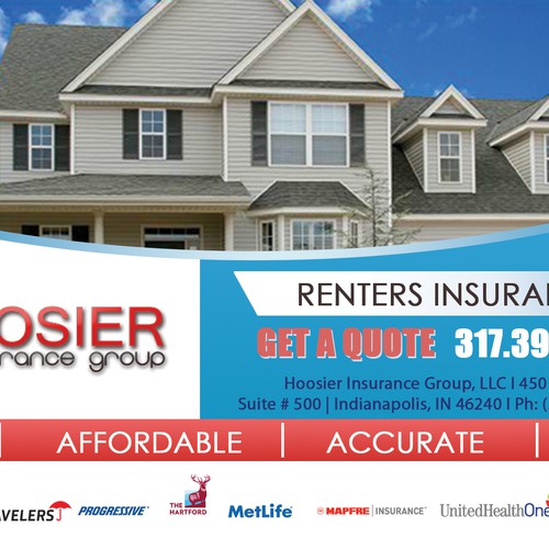 Renters Insurance Flyer - Welcome packet handouts | Postcard, flyer or ...