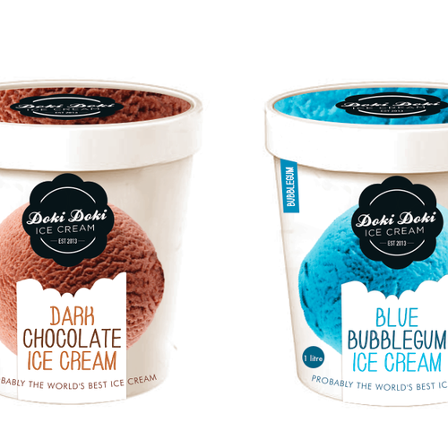 38 ice cream packaging designs to freeze out competition - 99designs