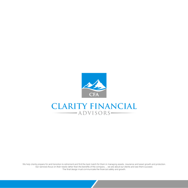 Diseño de sporade art titulado "clarity financial advisors"