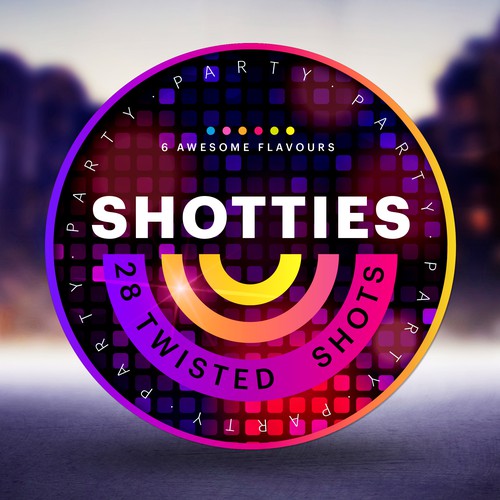 Party Bucket Label Design by zzzArt