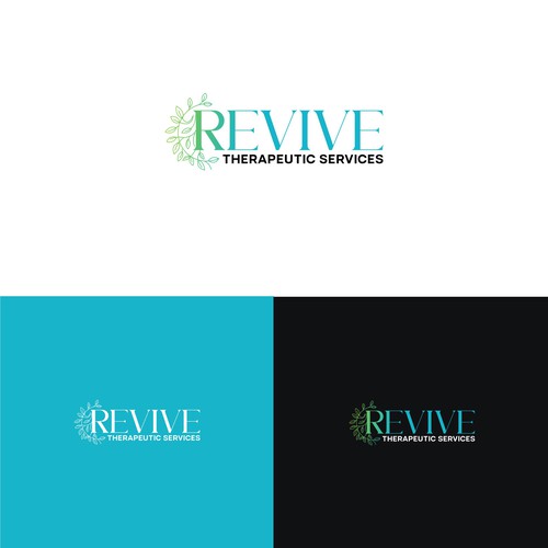 Looking for a modern, refreshing logo for Revive Therapeutic Services Design réalisé par S H A Y