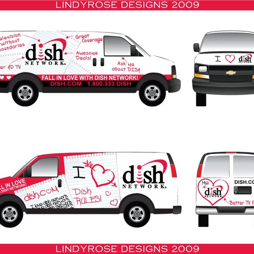 V&S 002 ~ REDESIGN THE DISH NETWORK INSTALLATION FLEET Réalisé par Lindyrose Designs