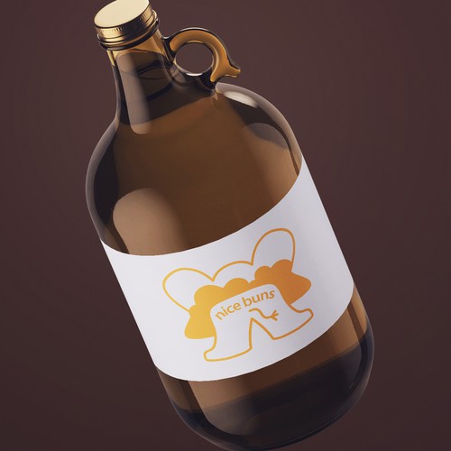 Beer Growler with our Elephant Butt logo Design by sneg.gggg