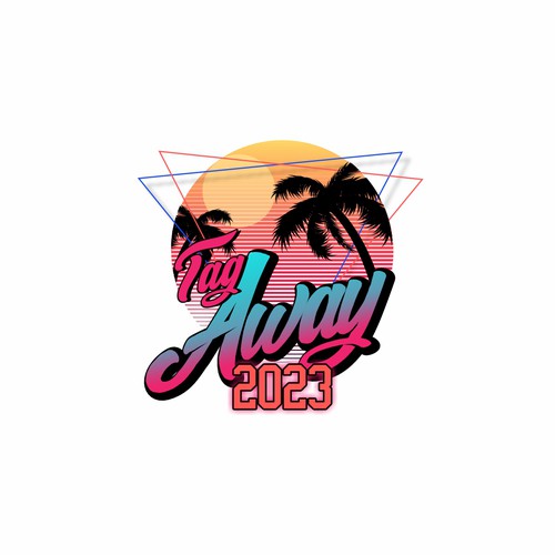 Miami 80s style logo Design by twohands