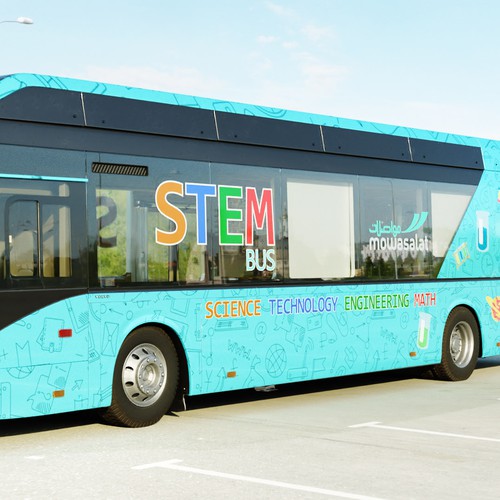 mobile scientific and technological bus (3d) Design by Burhan_uddin