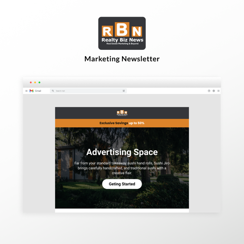 Real Estate Marketing Newsletter Design by Rockslide