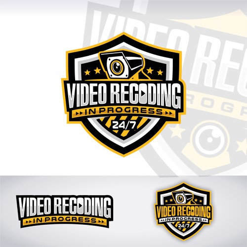 Designs | Video Security Warning Sticker | Logo design contest