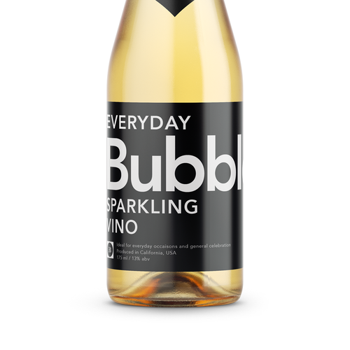 Create a fun pop culture champagne label for Everyday Bubbles Réalisé par SilverlakeCreative