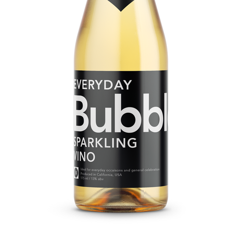 Create a fun pop culture champagne label for Everyday Bubbles Design por SilverlakeCreative