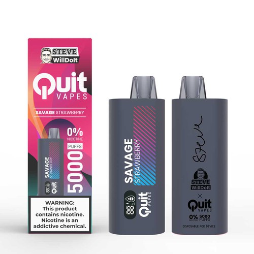 Quit Vape Package for disposable vape device Design by Kula Studio