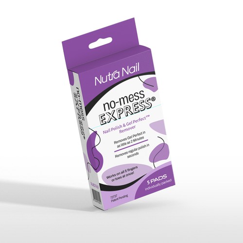 Nutra Nail Gel Remover Design by SRGrafica