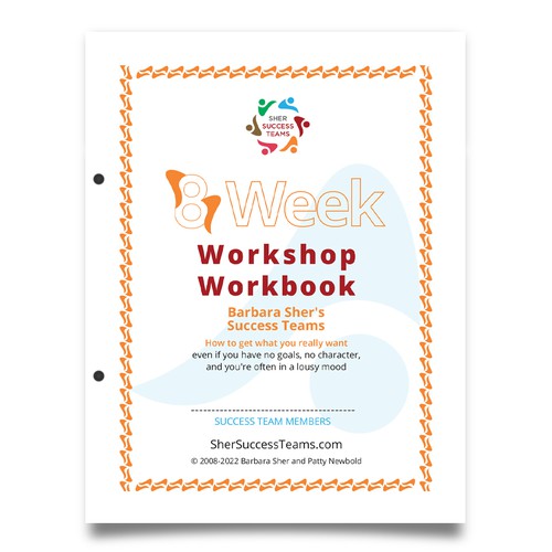 Workbook front cover for adults with big dreams - make me smile Design by ugurmamuk