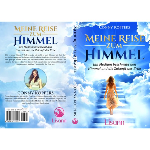 Cover for spiritual book My Journey to Heaven Design by Bigpoints