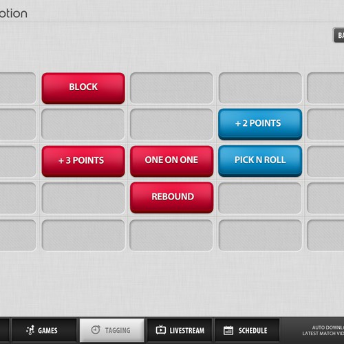 Create a stunning iPad design for a sports app Design by SoLoMAN