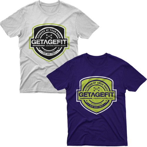 Create Bold, Dynamic Design for Get Age Fit Concierge Studio Apparel Design by -Diamond Head-