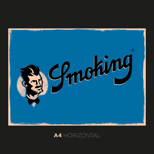 DRAW YOUR OWN MR. SMOKING - one open round - one winner - no final round デザイン by Ramon Soto