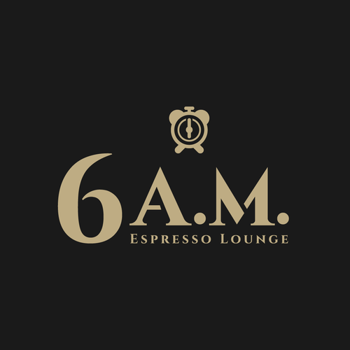 Design an enticing logo for 6 A.M. Espresso Lounge Design by Orange_