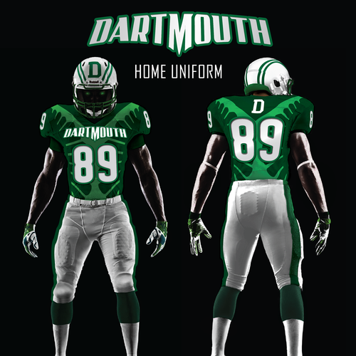 Diseño de Design Dartmouth College's Future Football Uniforms de Sully66