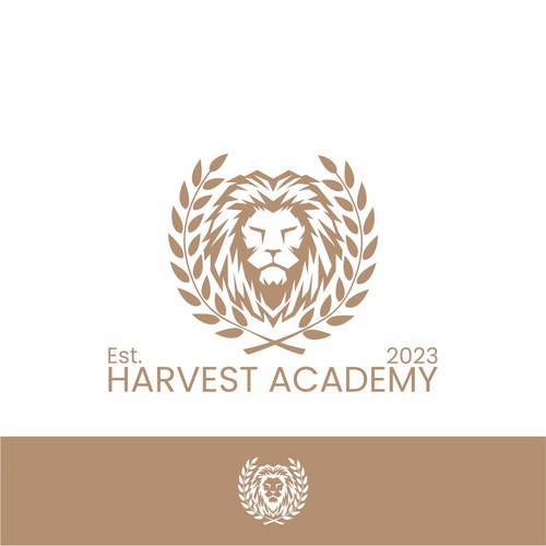 Harvest Academy Lions Mascot Design by mipproject