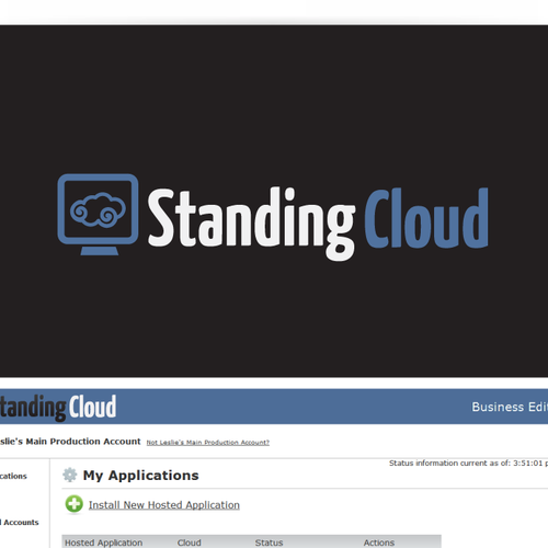 Papyrus strikes again!  Create a NEW LOGO for Standing Cloud. Design von papyrus.plby