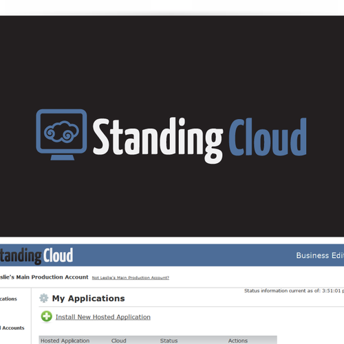 Papyrus strikes again!  Create a NEW LOGO for Standing Cloud. Réalisé par papyrus.plby