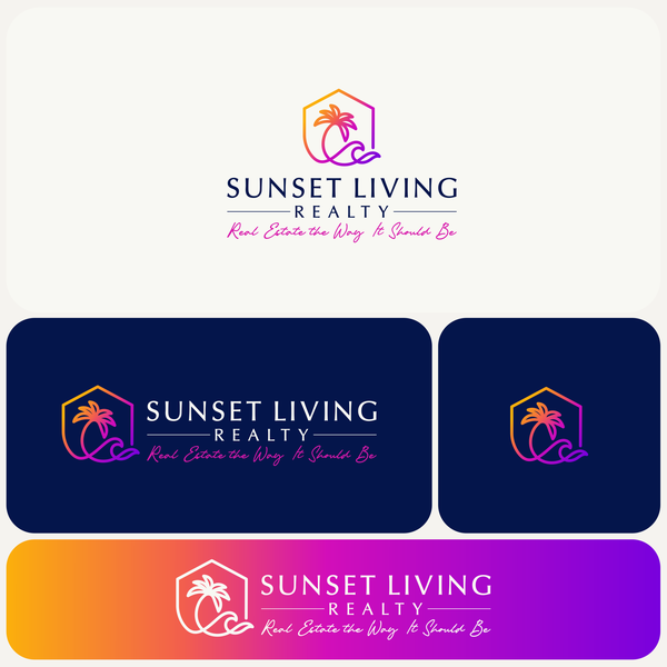 Logo design for Sunset Realty
