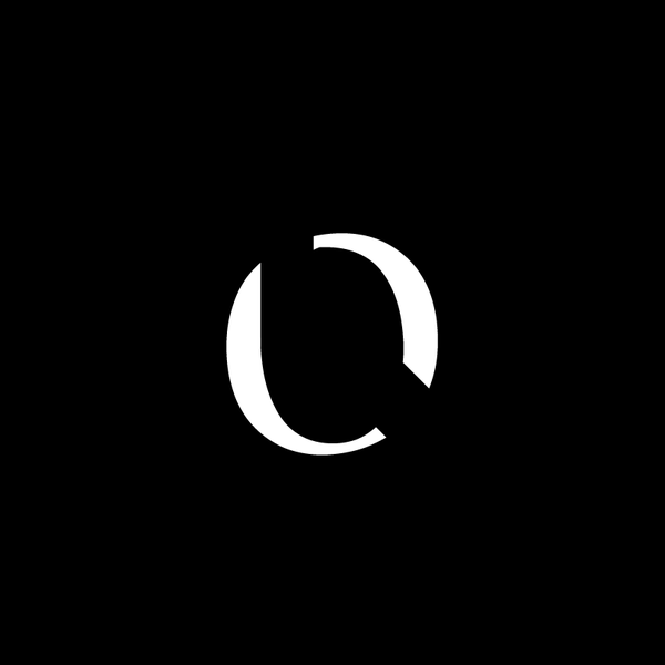 Minimalist letters L and O logo available for customisation and sale