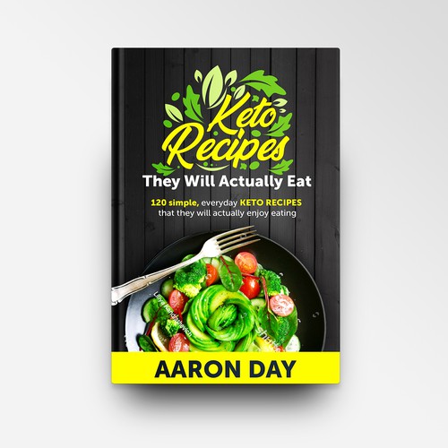 Design Design Healthy Ketogenic Recipe Book Cover por DZINEstudio™