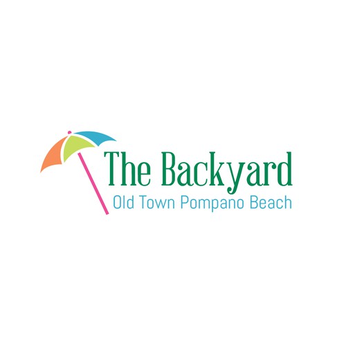 Pompano Beach CRA - The Backyard Old Town Pompano Logo Design by Transformed Design Inc.