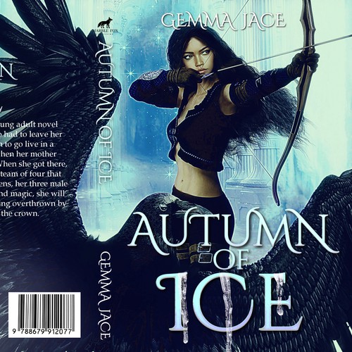 Dark Magical Kingdom of Ice book cover Design by SusansArt