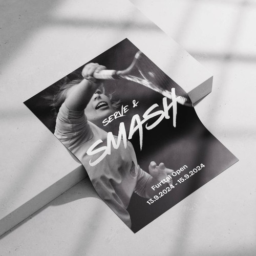 Aces & Action: Cool Flyer for a Tennis Tournament Design by umarr.graphics