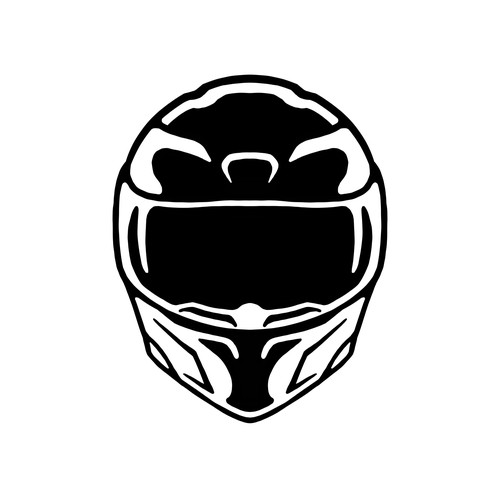 コンペ「Sporty motorcycle helmet logo for clothing」のデザイン by SHREDLINEさん 