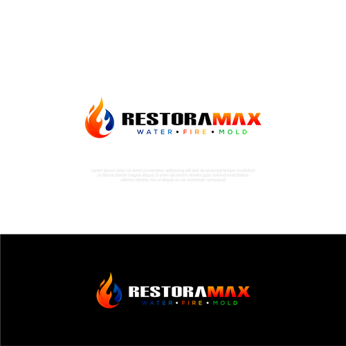 Restoration Company Branding. Design by Eizenn
