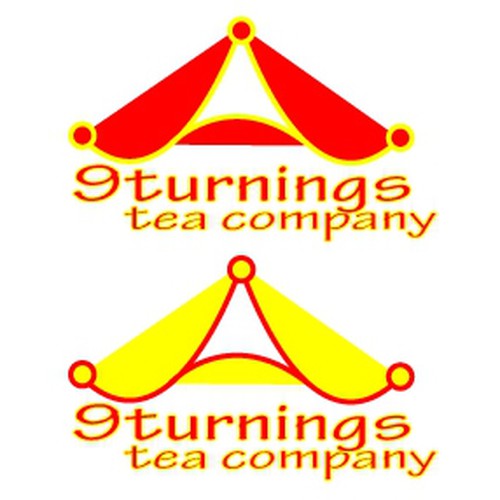 Tea Company logo: The Nine Turnings Tea Company Réalisé par F D Long Jr.