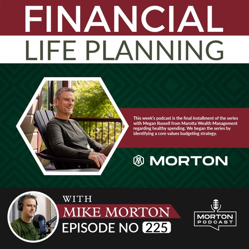 Podcast Cover Art: Morton Financial Advice Design by Graph Webs