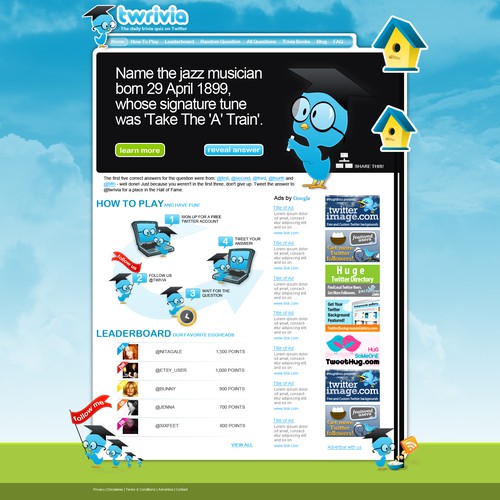 Twitter App website needs redesign and logo Design by nitagale