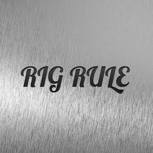 Rig Rule needs Lettering Design (wordmark) Design by designRays