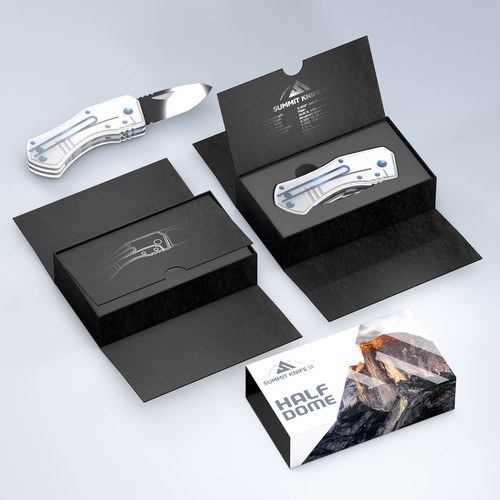 Premium EDC Knife Packaging Design Design by devel00per