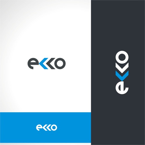 SIMPLE LOGO - ekko Letters then dm after Design by MAhi2014